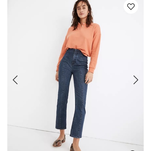 Madewell Denim - Madewell Slim Demi-Boot Jeans in Reyes Wash MB941